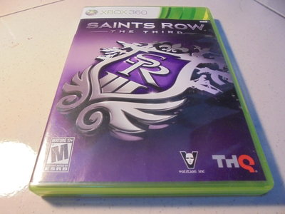 XBOX360 黑街聖徒3 Saints Row: The Third 英文版 直購價700元 桃園《蝦米小鋪》