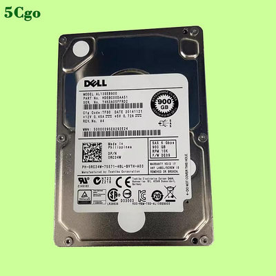 5Cgo【含稅】Dell/戴爾 AL13SEB900 0RC34W 900G 10K 2.5吋 SAS伺服器硬碟