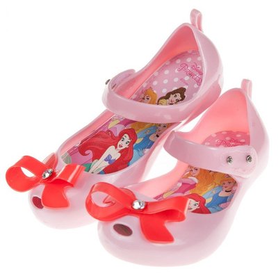 童鞋(15~20公分)Disney迪士尼公主蝴蝶結粉色輕便公主涼鞋D9A307G