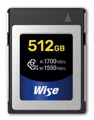裕拓 Wise CFexpress Type B 512GB 記憶卡〔1700MB/s〕 CFX-B512 公司貨