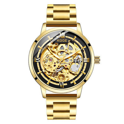 現貨男士手錶腕錶皇師全自動男錶時間男錶新款錶瑞士全透個性手錶新款時尚機械錶