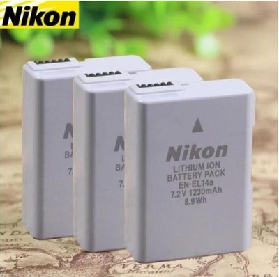 兩件免運 原廠 Nikon EN-EL14a電池MH-24充電器D5100 D5200 D5300 D3100D3300