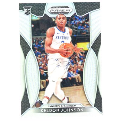 倒數2張、銀亮！(RC) 馬刺核心 Keldon Johnson 漲值保證Prizm Draft Picks Silver Rookie版新人金屬卡 2019