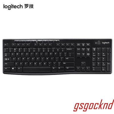 【台灣公司免稅開發票】羅技（LOGITECH）K270鍵盤 全尺寸多媒體鍵盤