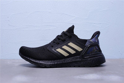 Adidas Ultra Boost 20 黑金 仙鶴 針織 休閒運動慢跑鞋 男女鞋 FW4322【ADIDAS x NIKE】