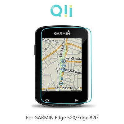 【愛瘋潮】免運 Qii GARMIN Edge 520/Edge 820 玻璃貼 手錶保護貼