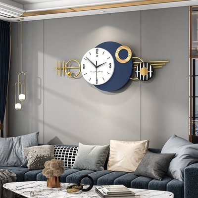 熱銷 北歐時尚掛鐘 靜音時鐘 時尚創意掛鐘 簡約客廳裝飾時鐘 掛牆家用入戶餐廳輕奢鐘錶 居家裝飾掛錶
