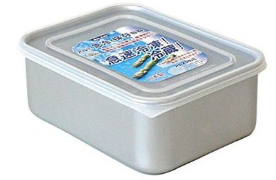 ~* 品味人生 *~ 日本製 Akao alumi 鋁製保冷保鮮盒 食材急速冷凍解凍 深型 小 1.2L