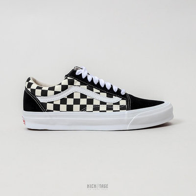 VANS VAULT OLD SKOOL 黑白 棋盤格 滑板鞋 基本款 休閒鞋 男女鞋【VN0A4P3X639】