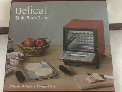 全新 日本 recolte 麗克特 Delicat 電烤箱 RSR-1 (紅色)