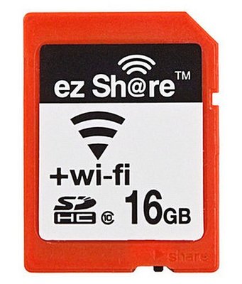 呈現攝影-易享派 ezShare ES100 16G Wi-Fi SD卡 class 6 無線Wi-Fi 記憶卡/手機 平板電腦都可用
