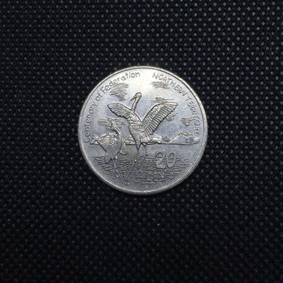 澳洲紀念幣 2001年 [ 北領地 ] 紀念聯邦一百週年 20 cents / Northern 20分 硬幣 錢幣 特殊幣 澳大利亞