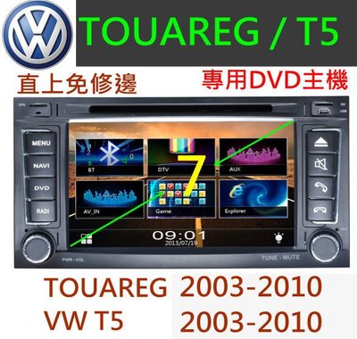 TOUAREG T5  Multivan 音響 主機 專用主機 汽車音響 DVD USB 導航 倒車影響 數位電視