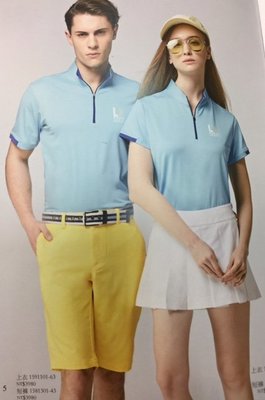 青松高爾夫 LYNX #1581301-43(黃色 )男短褲~吸濕排汗 $1500元