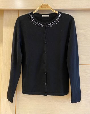 日本購入帶回 正品 ef-de 高單價品牌 羊毛短版長袖毛衣外套（女）