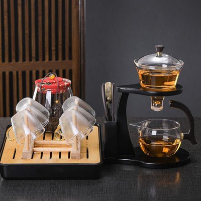 【熱賣下殺】創意懶人茶具家用自動茶壺茶水分離功夫茶具套裝客廳泡茶神器輕奢