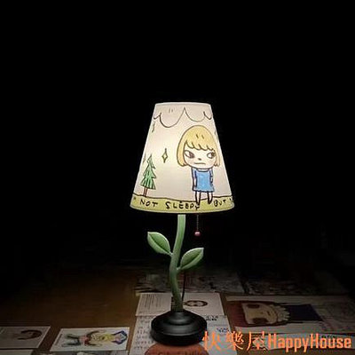 快樂屋Hapyy HouseNARA 奈良美智同款 臺燈 卡通兒童房 小女孩 擺件 裝飾品