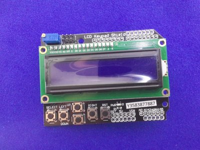 LCD 1602 Keypad Shield 液晶螢幕 1602A Arduino UNO 及 MEGA專用 擴展板
