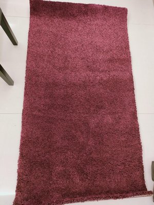 Ikea 酒紅紫 長毛地毯 150x80cm Adum  密度3300克/平方米  土耳其製 九成極新 台中可面交 原價2480
