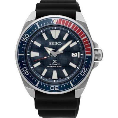 SEIKO PROSPEX 潛水200米機械錶/紅X藍(SRPB53J1) 45mm 總公司24個月保固