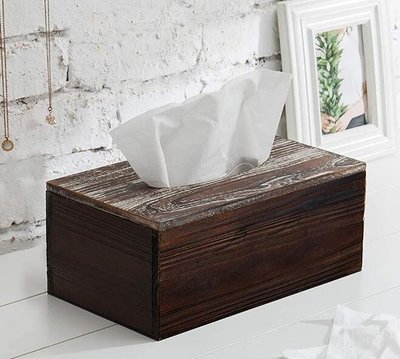 14895c 日本製 手工品 限量品 木頭製 復古風 抽蓋式 胡桃色棕色客廳房間咖啡廳衛生紙盒面紙盒紙巾盒擺設品擺件禮品