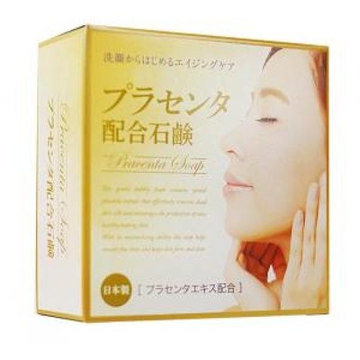 303生活雜貨館 clover日本製洗顏皂80g-12入促銷組  胎盤素   4901498125076