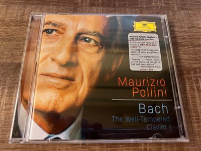 【㊣二手CD】Bach:The Well-Tempered Clavier I~Maurizio Pollini 波利尼