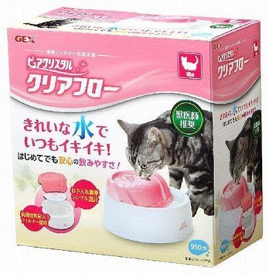 【時尚貓】日本GEX《貓用-愛貓圓滿淨水器》950ml