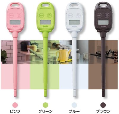 日本 TANITA TT-583 烘焙用 電子式 溫度計 數位液晶螢幕顯示 料理 烹飪 溫度計 麵包 煮糖用【全日空】