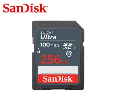 SanDisk 256G 256GB SD SDXC C10 ULTRA 記憶卡 相機記憶卡 SD大卡