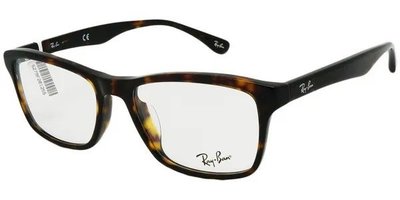 【RayBan】雷朋 光學鏡框眼鏡 RB5279F 2012 方型鏡框 膠框眼鏡 琥珀色 55mm