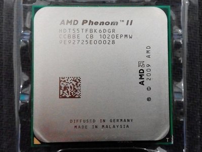 【含稅】AMD Phenom II X6 1055T 2.8G HDT55TFBK6DGR 125W正式散片CPU一年保