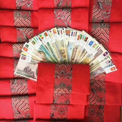 [MAGIC 999] 國際紅包 28國真鈔票 紅包 每份共52張 送禮 收藏使用