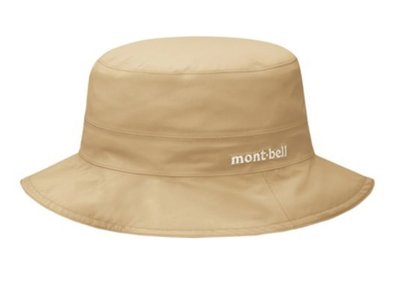 【mont-bell】1128627 卡其【Gore-tex/70D/漁夫帽】Meadow Hat 休閒帽防水帽魚夫帽