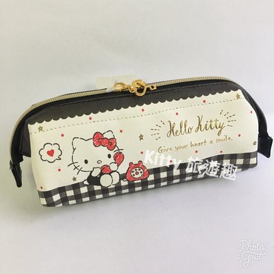 [Kitty 旅遊趣] Hello Kitty 筆袋 筆盒 拉鍊式筆袋 凱蒂貓