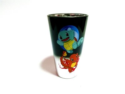 促銷 (null)日本動漫神奇寶貝寵物小精靈玻璃杯皮卡丘杰尼龜隨手杯可樂杯水杯 可開發票