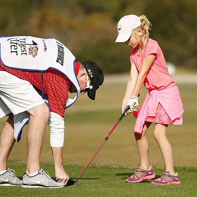 高爾夫球桿高爾夫球伸縮七號鐵合金短桿7號鐵成人青少年兒童便攜兩段練習桿