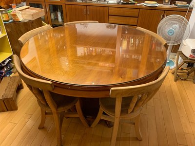 台灣檜木（黃檜）4.2尺/直徑127公分 大圓桌 ！稀有
