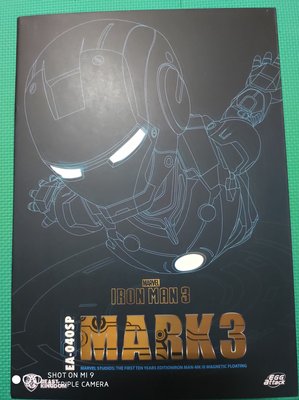 野獸國EGG attack EA040SP 鋼鐵人MARK III漫威影業10週年紀念IRON MAN 3金屬色版磁浮版