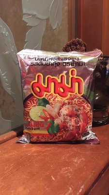 【阿波的窩 Apo's house】速食麵 泡麵 Thailand 泰國 MAMA 蝦味麵 袋裝 1包 55g