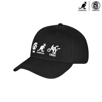 KANGOL 38-83 ELASTIC FITTED BASEBALL 彈性全封式 黑色 棒球帽 ⫷ScrewCap⫸