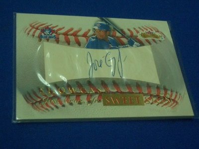 阿克漫191-67~MLB-2000 年Fleer Showcase球皮簽名特卡1:250只有一張