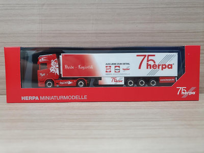 宗鑫 Herpa H317733 Scania CS20 HD 冷凍曳引車組 Herpa 75週年彩繪