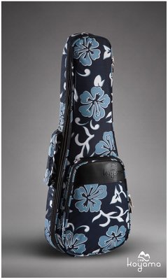 《小山烏克麗麗》KOYAMA 原廠 烏克麗麗琴袋 新款 21" 扶桑花厚琴袋 KYM-21-F (內裡約20mm厚)