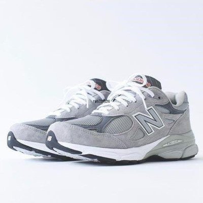 【正品】ONE YEAR_ New Balance NB 990 V3 美國製 灰 鐵灰 麂皮 復古 反光 3M M990GL3潮鞋