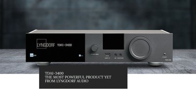 「統元音響」丹麥Lyngdorf Audio - TDAI-3400 數位綜擴