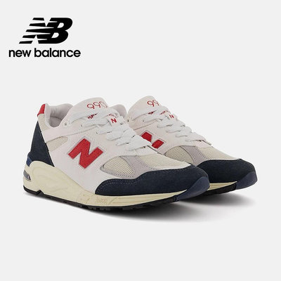 【New Balance】 NB 美製復古鞋_中性_黑白紅_M990TA2-D楦 990