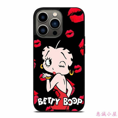 Betty Boop 貝蒂娃娃防摔保護套適用於蘋果手機殼 IPhone 14 Plus 13 Pro Max 12 Mi-惠誠小屋