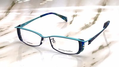 【本閣】stormy weather ichiro 日本手工光學眼鏡框 b鈦超輕藍色方框 masaki 999.9