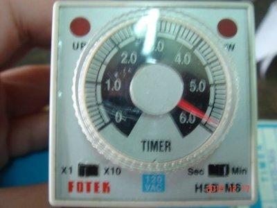 [多元化清倉品]陽明FOTEK 定時器 H5B-M6 110V (6S 60S 6M 60M)另有其他規格